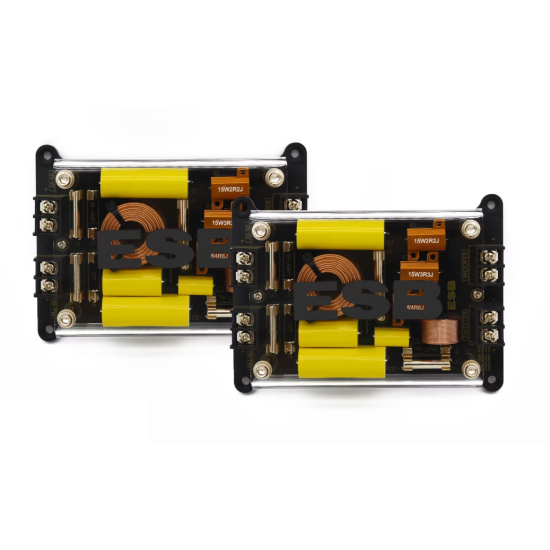 ESB AUDIO 8.6K2 CX 2-drożna zwrotnica pasywna (para) Hi-End Car Audio